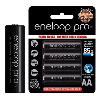 Panasonic eneloop pro AA 2550mAh