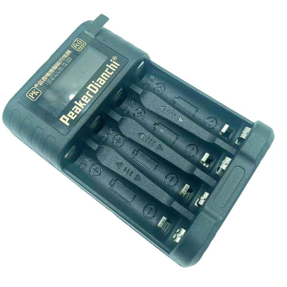 4 slots LCD lithium battery charger